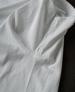 Regular Fit Heavyweight Tubular Jersey T-Shirt - White