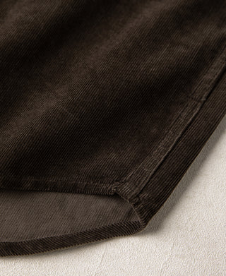 1960s Corduroy Work Shirt - Coffee