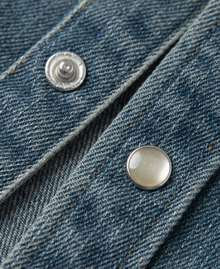 1950s Slub Denim Western Shirt