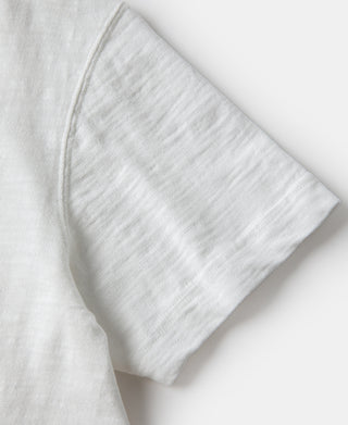 Heavyweight Cotton Gusset Tubular T-Shirt - White