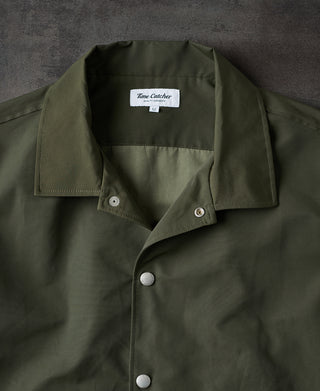 60/40 Water-Repellent Coach Jacket - Olive