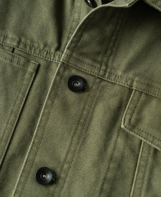 Button detail of Cruiser Jacket