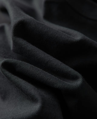 1900s Heavyweight Cotton Jersey Boxy T-Shirt -  Vintage Black