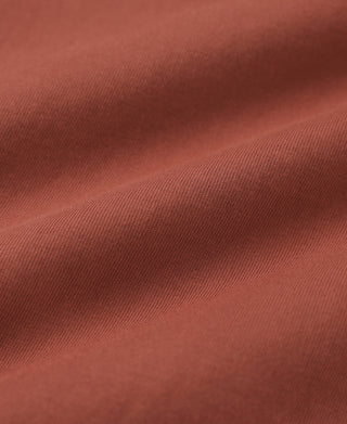 fabric texture of Red Short Sleeve Henley T-Shirt