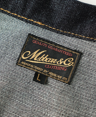 15.5oz Shawl Collar Type 1 Selvedge Denim Jacket