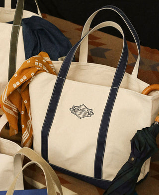 22 oz Canvas Tote Bag - Navy