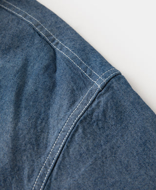 Military Chambray Workshirt - Blue
