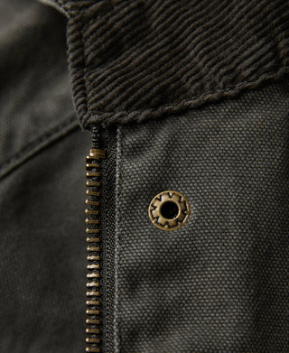 Ripstop Twill Field Jacket - Dark Green