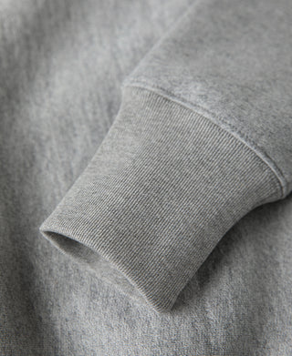 1960s Reverse Weave Double-V Crewneck Sweatshirt - Heather Gray