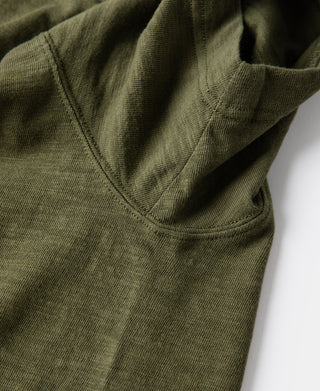 Heavyweight Cotton Gusset Tubular T-Shirt - Green