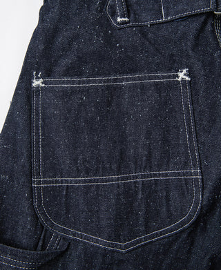 Slub Pearl Yarn Indigo Denim Carpenter Pants