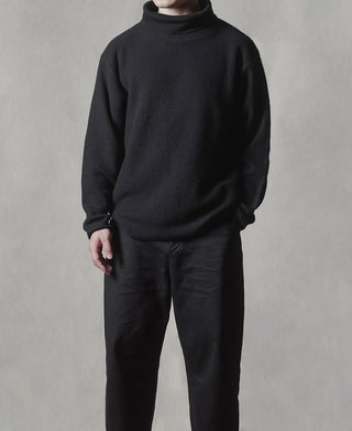 1940s Wool-Hemp Waffle Knit Sweater