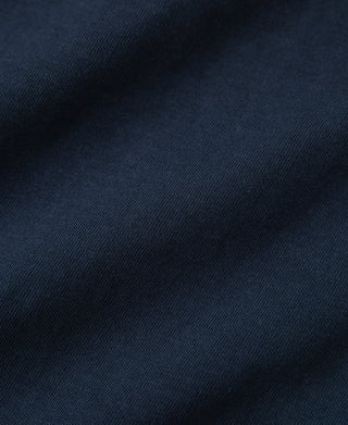 7.4 oz Slub Cotton Loopwheel Tubular Pocket T-Shirt - Navy