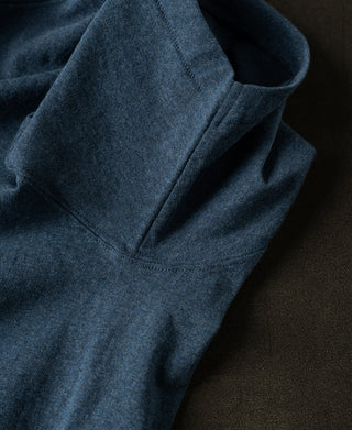 Regular Fit Heavyweight Tubular Jersey T-Shirt - Denim Blue