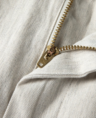 Retro Drawstring Slub Cotton Straight-leg Trousers