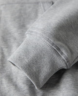 Heavyweight Terry Zip-Up Hoodie - Heather Gray