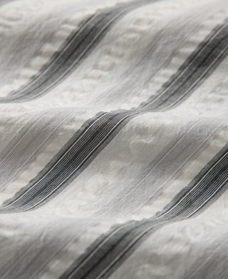 1940s Seersucker Stripe Shirt - White