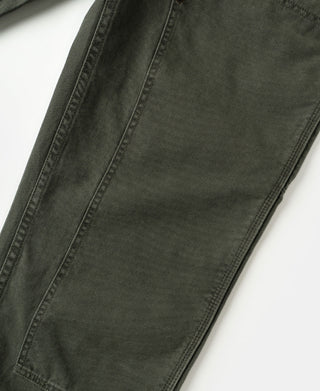 Canvas Double Knee Work Trousers - Dark Olive