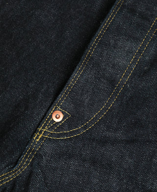 Rivet Detail of Denim Jeans