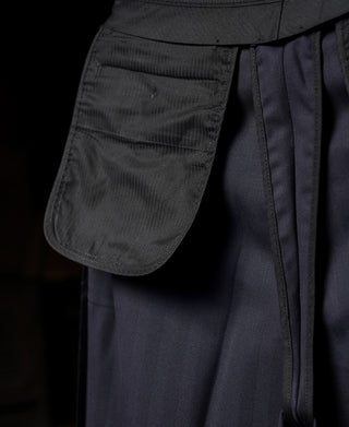 1930s Herringbone Double-Breasted Suit Trousers