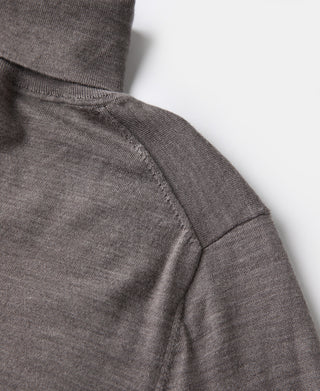 Lot 922 Merino Wool Turtleneck Sweater - Gray