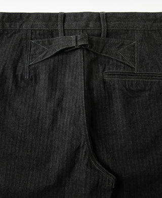 Lot 813J 15.5oz HBT Black Selvedge Denim Jeans