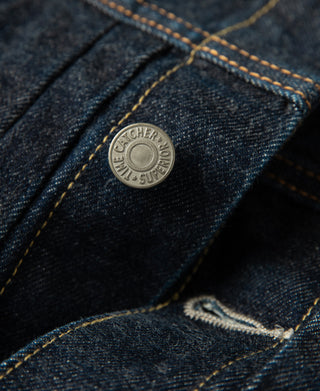 button detail of 1950s Type 2 Selvedge Denim Jacket