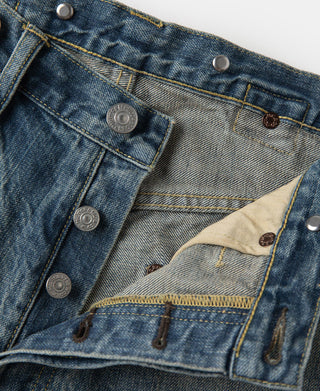 Lot 33801XX 12.5oz Selvedge Denim Jeans - Washed Blue
