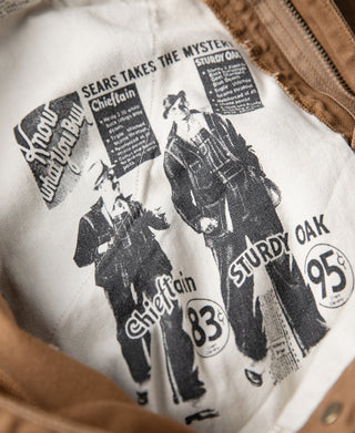 12 oz Canvas Railroad Work Pants - Light Brown