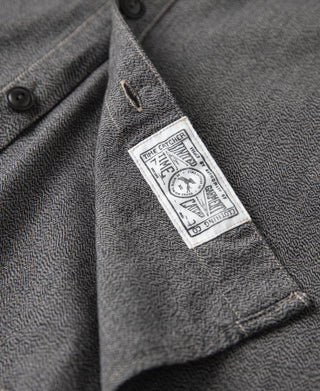 1930s Jaspé Workshirt - Dark Gray