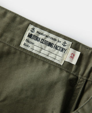 Lot 825 1950s USMC Herringbone Trousers - Olive