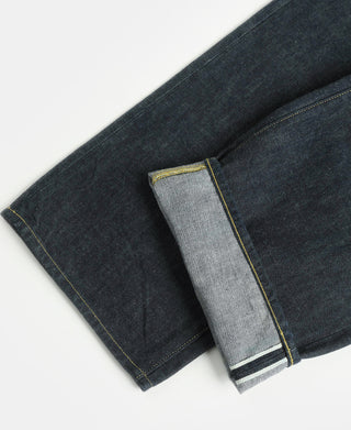 Hem Detail of Denim Jeans