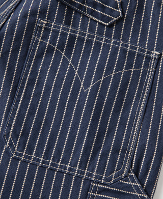 Indigo Wabash Stripe Work Trousers