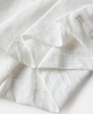 Heavyweight Cotton Gusset Tubular T-Shirt - White