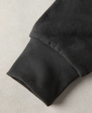 1950s Heavyweight Cotton Fleece Hoodie - Dark Gray
