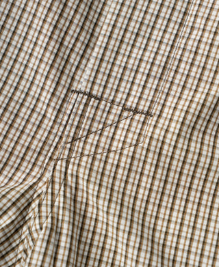1950s Cotton Boxer Shorts - Brown Stripes
