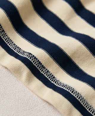 Breton Stripe T-Shirt - Apricot/Navy