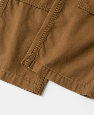 Canvas Double Knee Work Trousers - Brown