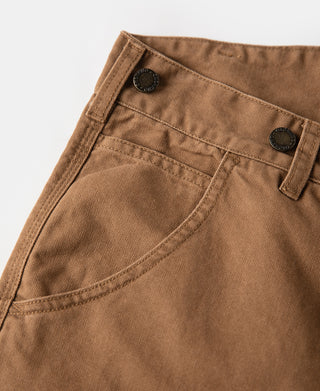 12 oz Canvas Railroad Work Pants - Light Brown