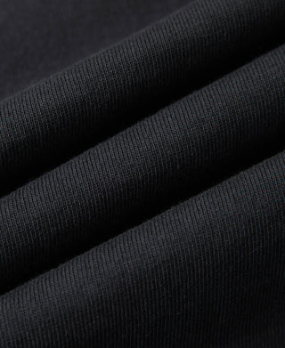 1900s Heavyweight Cotton Jersey Boxy T-Shirt -  Vintage Black