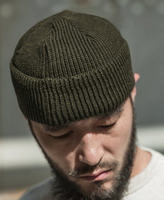 WWII USAAF A-4 Wool Watch Cap - Olive