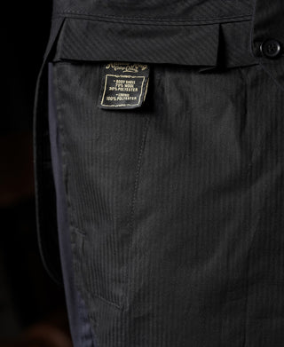 1930s Herringbone Double-Breasted Suit Trousers