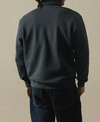 Heavyweight Quarter-Zip Collar Sweatshirt - Vintage Black