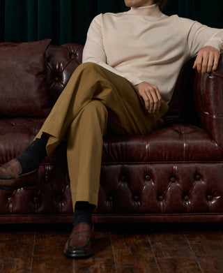 Lot 922 Merino Wool Turtleneck Sweater - Cream