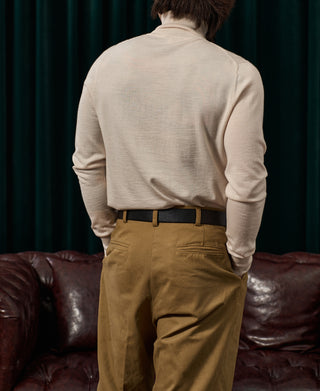 Lot 922 Merino Wool Turtleneck Sweater - Cream