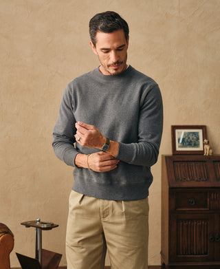 14 oz French Terry Loopwheel Crewneck Sweatshirt