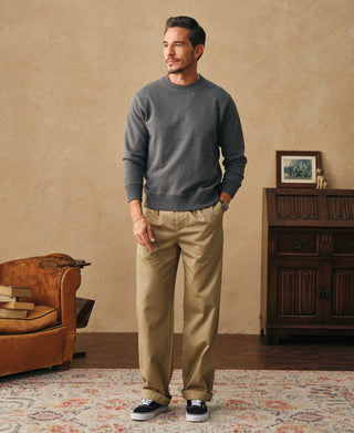 14 oz French Terry Loopwheel Crewneck Sweatshirt