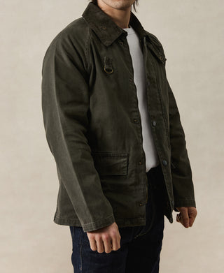 Ripstop Twill Field Jacket - Dark Green