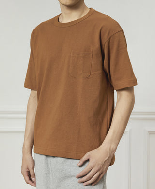 9.8 oz Cotton Classic Pocket T-Shirt - Light Brown