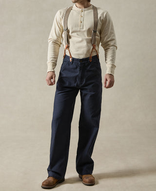 12 oz Canvas Railroad Work Pants - Navy